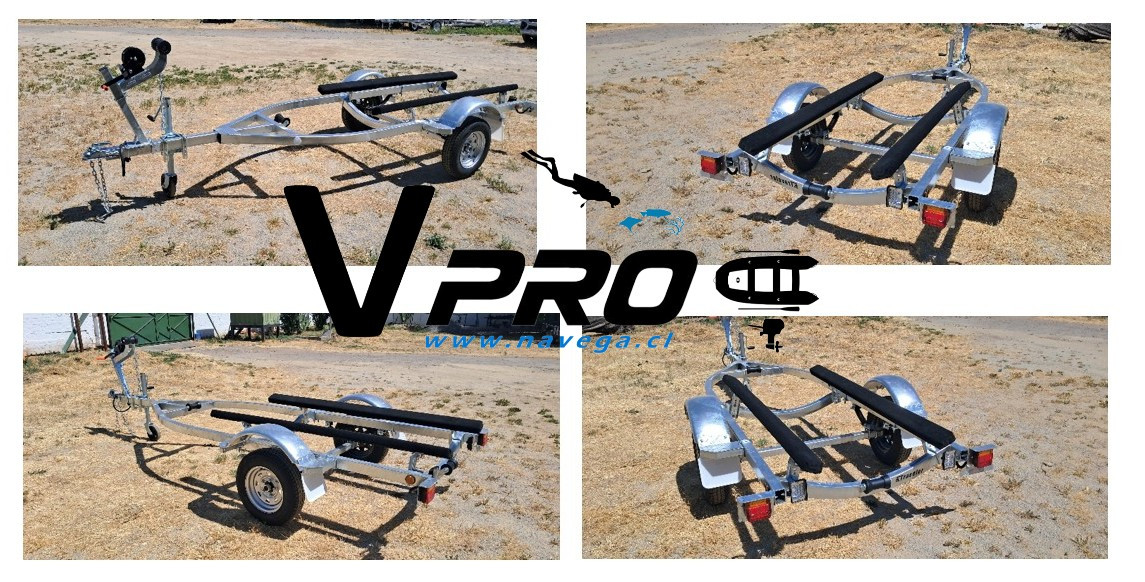 CBT-40 – Carro náutico para embarcaciones hasta 4m